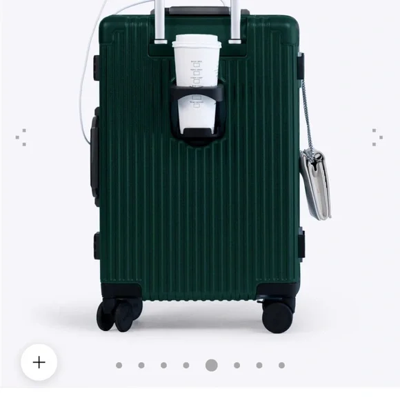Nobl Elegant Green Rolling Technical Suitcase - Picture 4 of 11